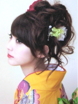 髪型　ゆるふわ